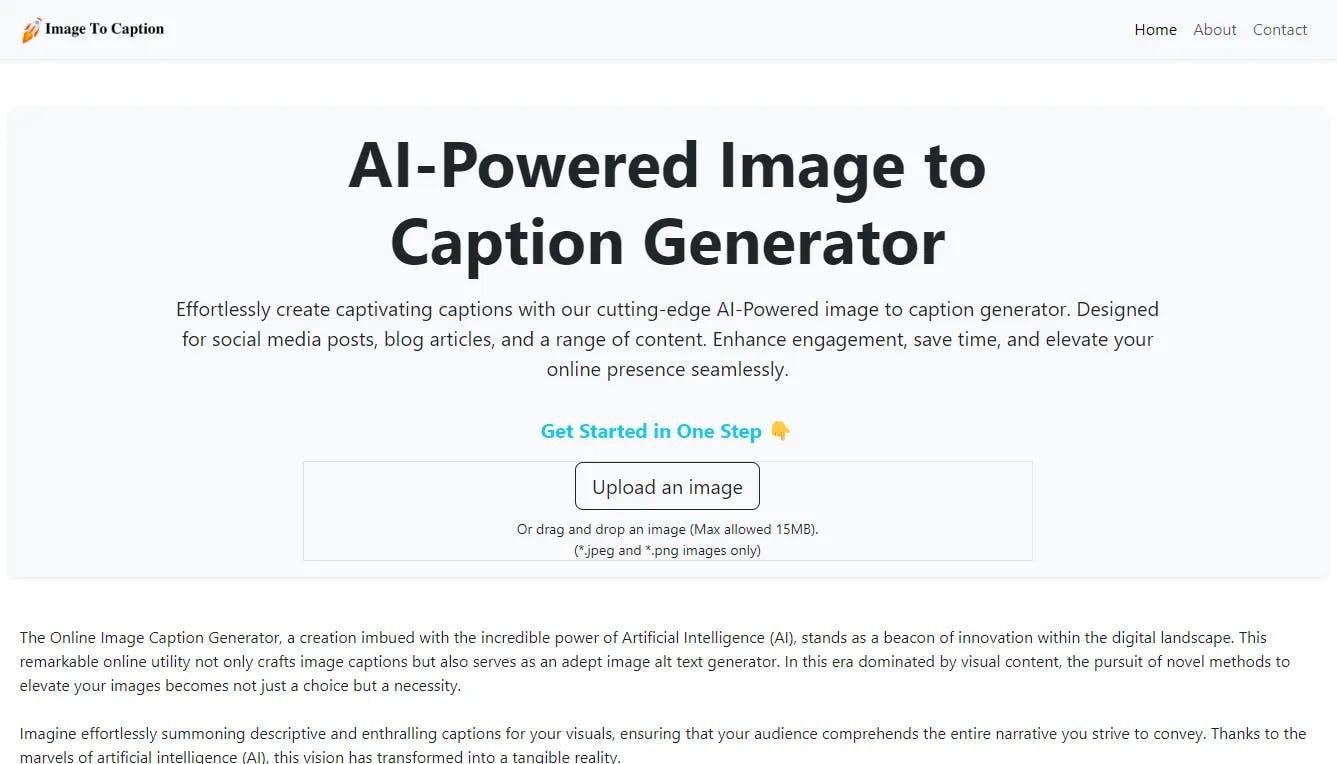 Cover Image for Image to Caption Generator