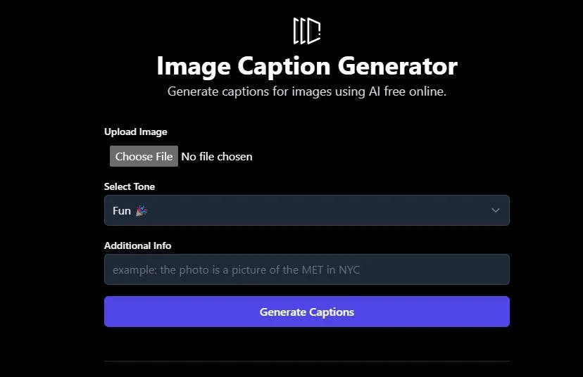 Cover Image for Image Caption Generator