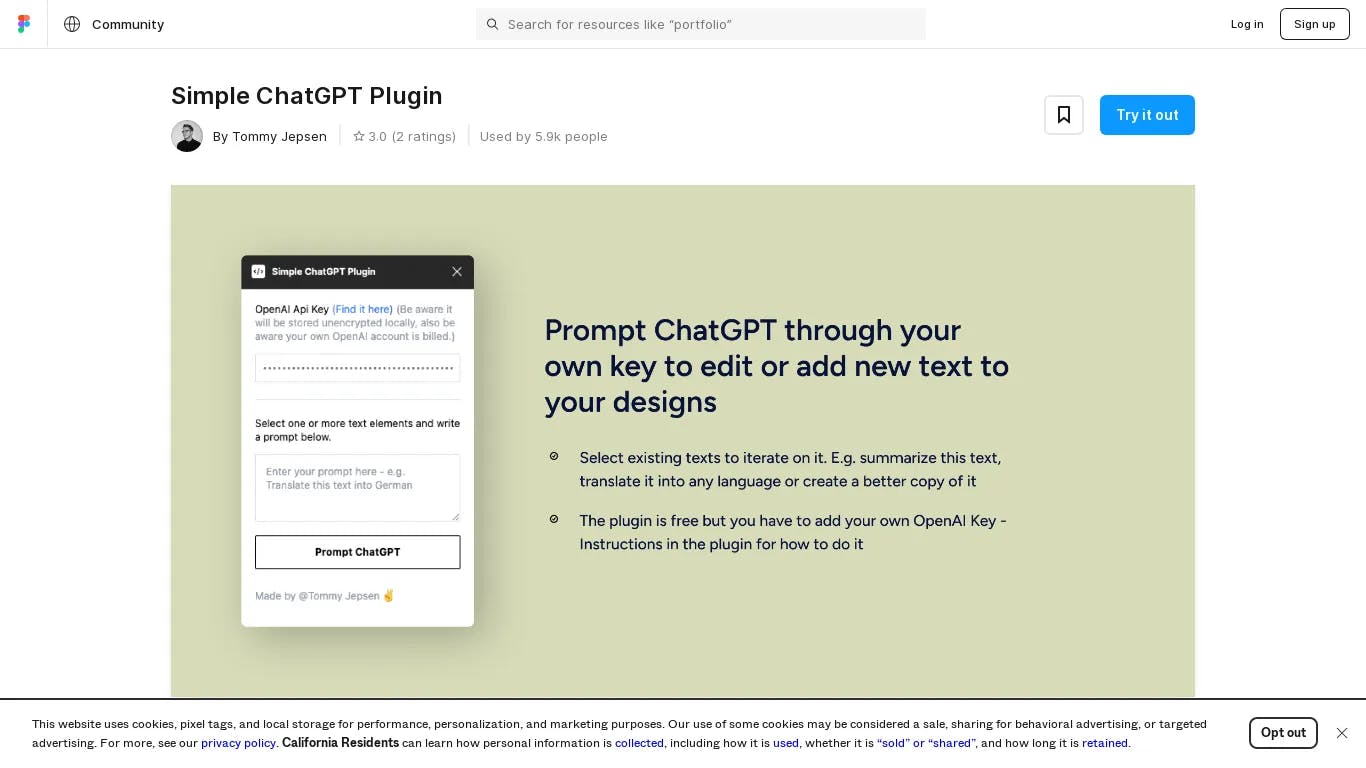 Cover Image for Simple ChatGPT Plugin